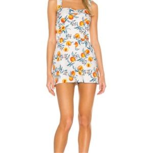Amanda Uprichard Peaches Romper